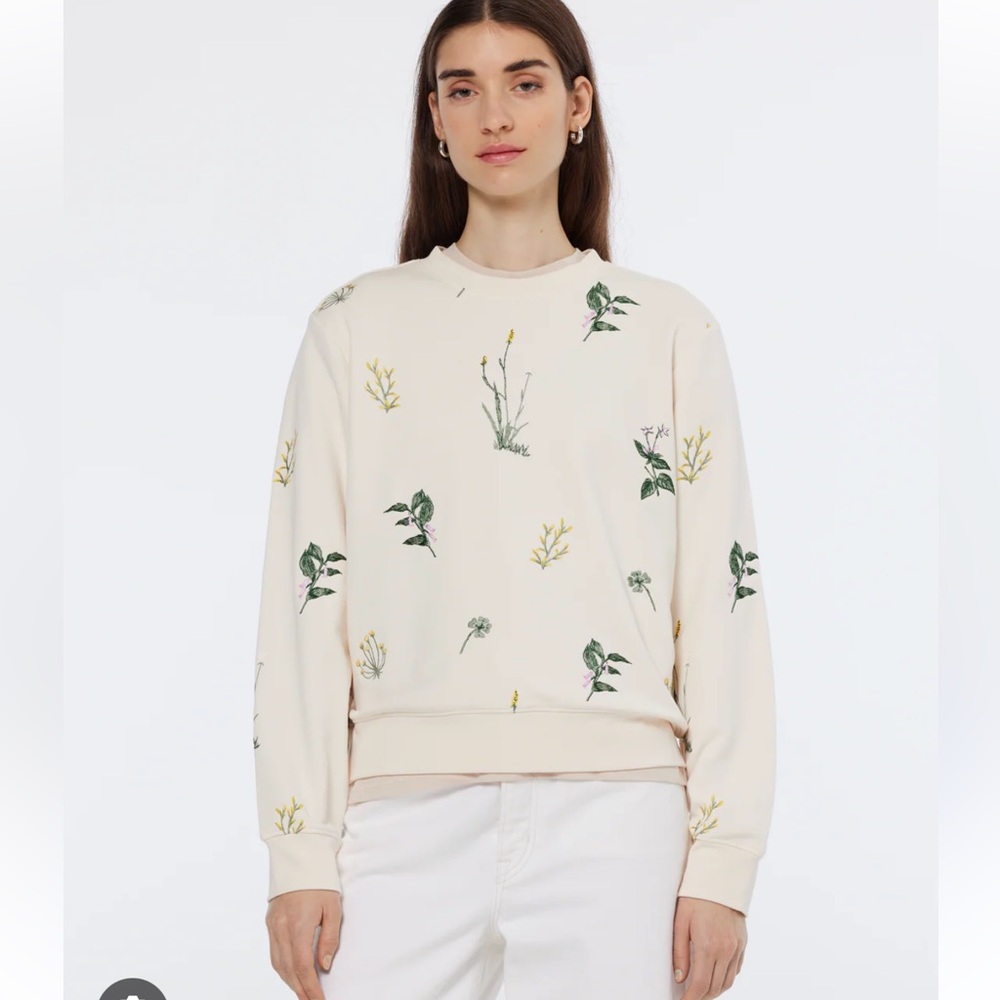 Scotch & Soda All Over Embroidery Sweatshirt NWT